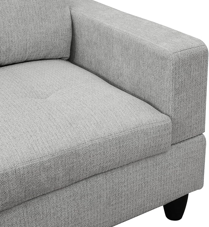 Miscoos Living Room Furniture Sofa Sofabed, Grey