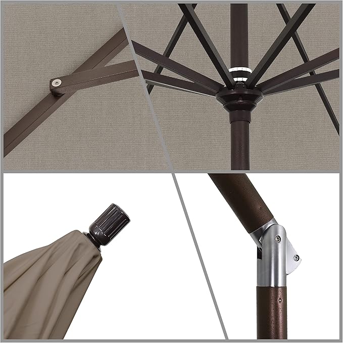 California Umbrella 11' Rd Tahoe Series Aluminum Patio Umbrella