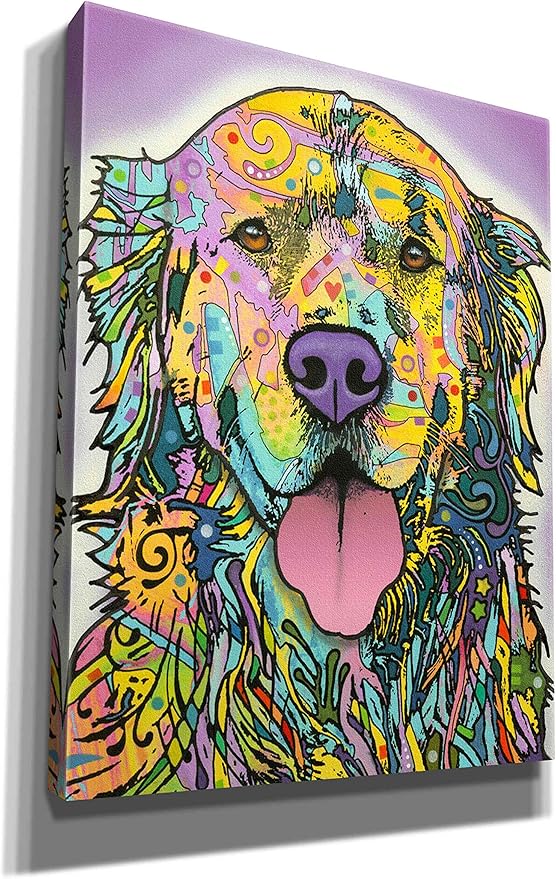 Epic Graffiti 'Silence Is Golden' by Dean Russo, Canvas Wall Art, 26"x34"