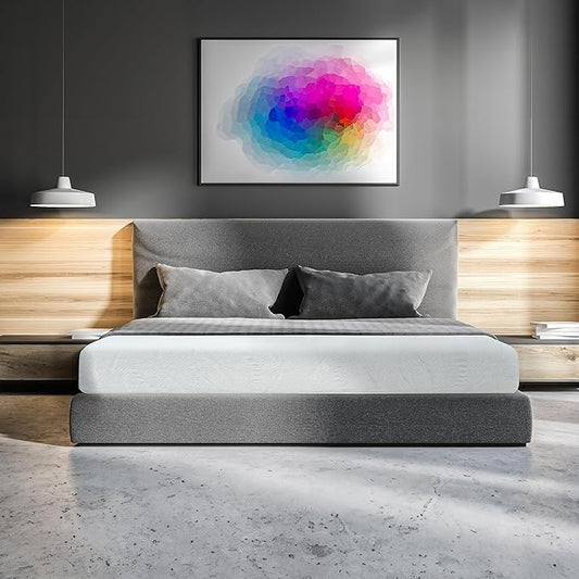 Full Size 8-Inch, Cooling Gel Memory Foam Mattress, Medium Firm Feel, Breathable, Cool Sleep and Pressure Relief, CertiPUR-US Certified, Temperature Balanced