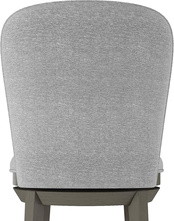 Hillsdale Victoria Wood Counter Height Swivel Stool, Antique Gray