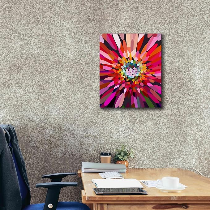 Epic Graffiti 'Pink Flower' by Shandra Smith, Canvas Wall Art, 20"x24"