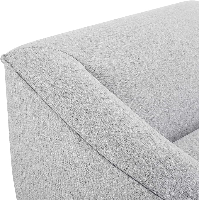 Modway Comprise Fabric Upholstered Sectional, Left-Arm Chair, Light Gray