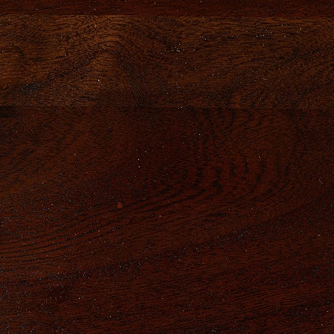 Creative Co-Op Elegant Acacia Trestle Dining Table, Walnut