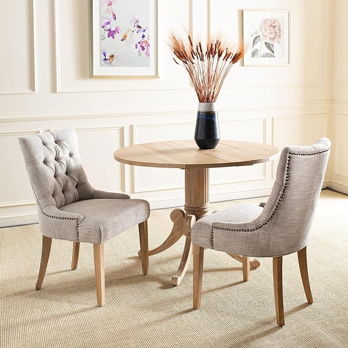 Safavieh Mercer Collection Ashley Side Chair, Grey