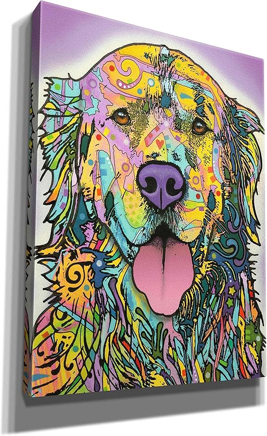 Epic Graffiti 'Silence Is Golden' by Dean Russo, Canvas Wall Art, 40"x54"