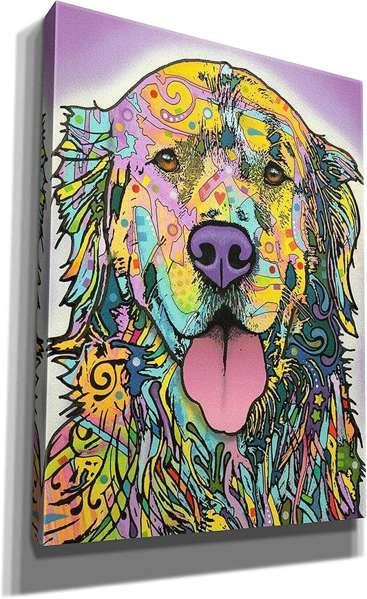Epic Graffiti 'Silence Is Golden' by Dean Russo, Canvas Wall Art, 40"x54"