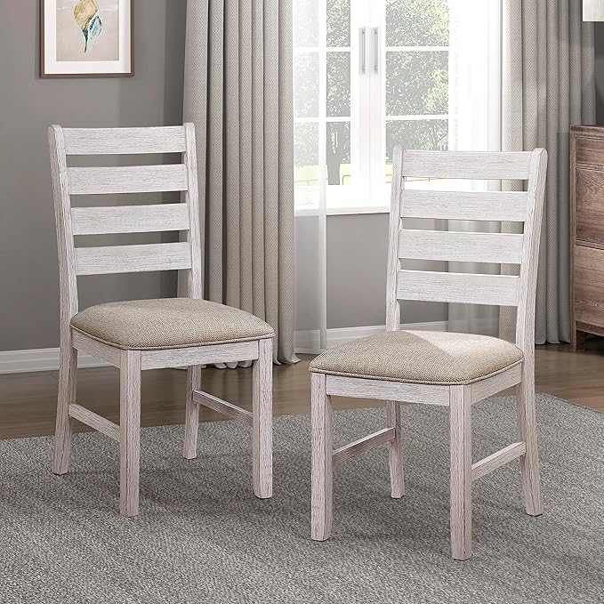 Lexicon Kerley Dining Chair (Set of 2), Grayish White