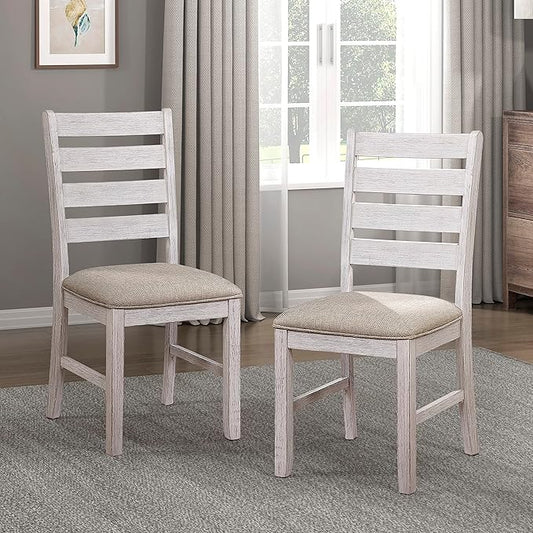 Lexicon Kerley Dining Chair (Set of 2), Grayish White