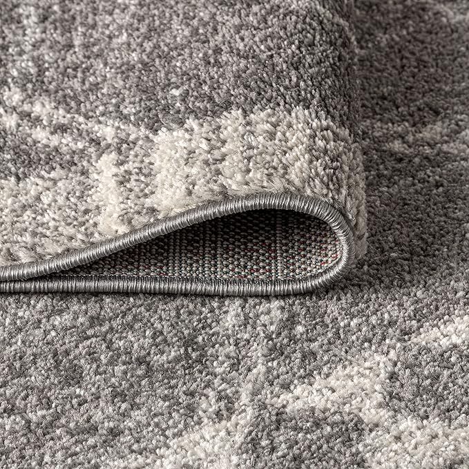 JONATHAN Y Amir Moroccan Beni Souk Gray/Cream Indoor Area Rug, 3x5, Bohemian, Scandinavian, Easy-Cleaning for Living Room, Bedroom, Kitchen, Pet Friendly, Non-Shedding (MOH200C-3)