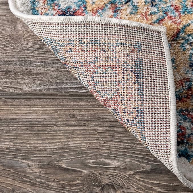 nuLOOM Paisley Vintage Persian Area Rug, 4' x 6', Verona Gold