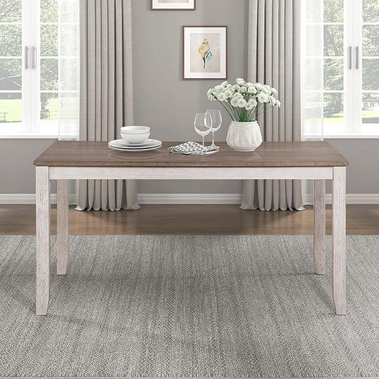 Lexicon Kerley Dining Table, Brown/Grayish White