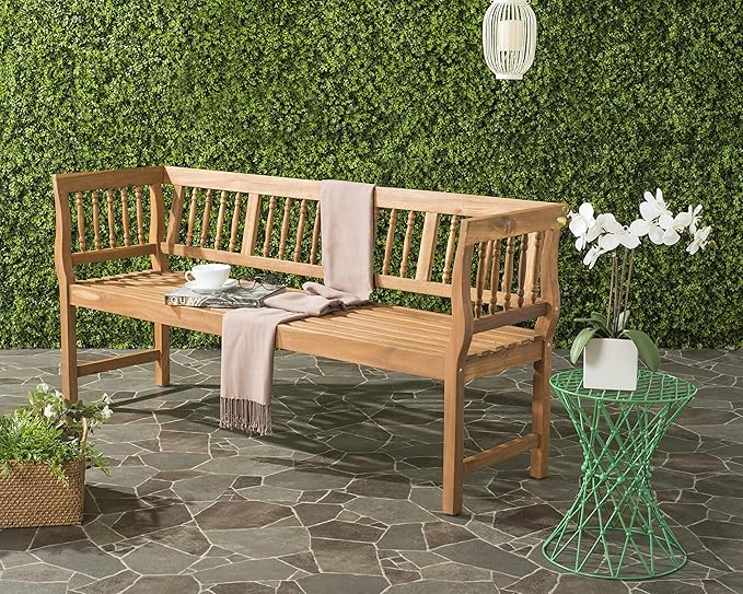 Safavieh PAT6732A Outdoor Collection Brentwood Bench