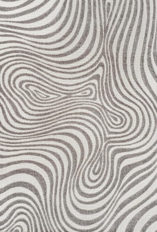 JONATHAN Y Maribo High-Low Abstract Striped Gray/Ivory 12x18 Indoor/Outdoor Area Rug, Pet Friendly, Non-Shedding, Stain Resistant, Easy-Cleaning for Backyard, Patio, Porch (SCN103B-18)