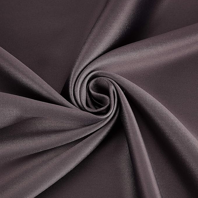Sun Zero Nordic Theater Grade Extreme 100% Blackout Grommet Curtain Single Panel, 52" x 108", Fig