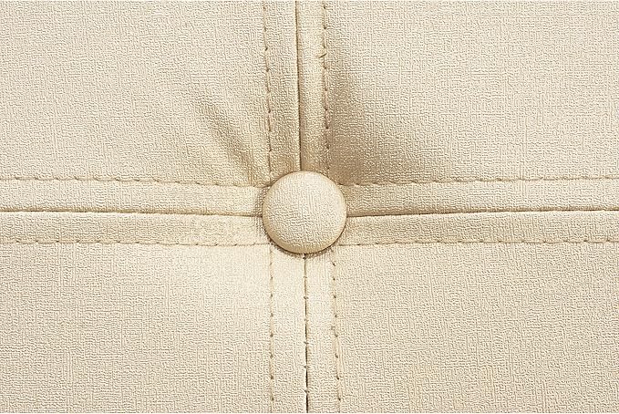Simplify Faux Leather Folding Storage Ottoman Cube (F-0646-MET-GOLD)