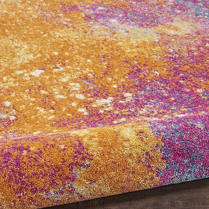 Nourison Home Passion Sunburst 10' x 14' Area Rug, Modern, Abstract, Easy-Cleaning, Non-Shedding, Bedroom, Living Room, Dining Room, Kitchen