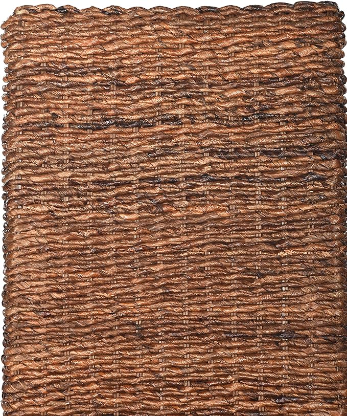 Safavieh Home Collection Avita Brown Wicker Dining Chair (Set of 2), 18"