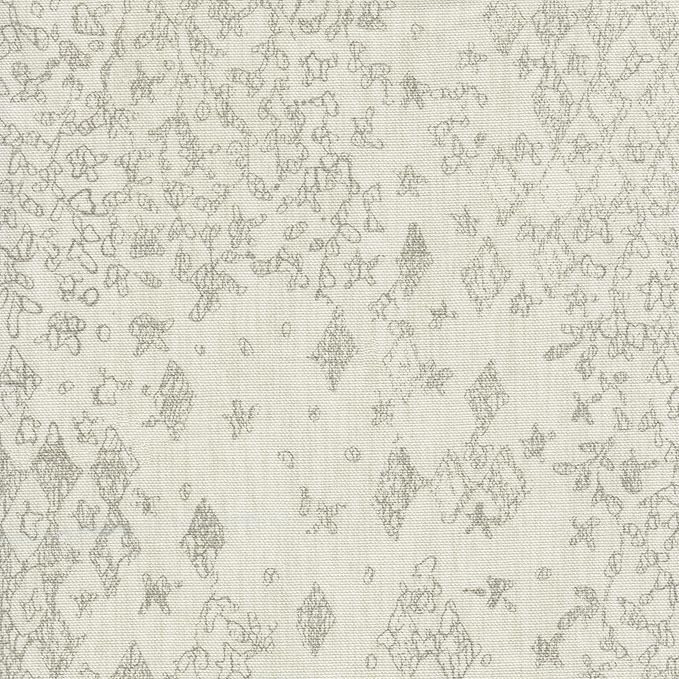 Homepop Home Decor | Upholstered Classic Swoop Arm Accent Chair | Accent Chairs for Living Room & Bedroom | Decorative Home Furniture, Cream and Gray Vintage Stencil