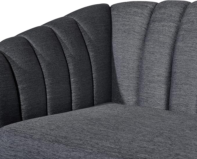 Christopher Knight Home Ansonia Sofas, Charcoal + Dark Walnut