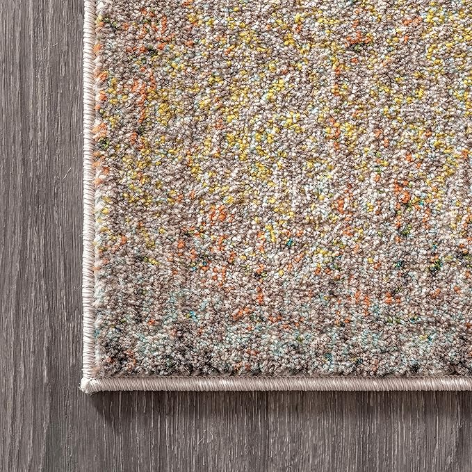 JONATHAN Y Modern Abstract Vintage Cream/Yellow Indoor Area Rug, 4x6, Contemporary POP, Transitional, Easy-Cleaning for Living Room, Bedroom, Kitchen, Pet Friendly, Non-Shedding (CTP105A-4)