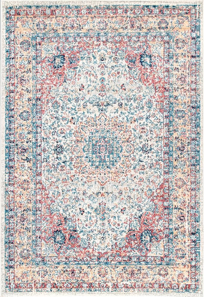 nuLOOM Paisley Vintage Persian Area Rug, 4' x 6', Verona Gold