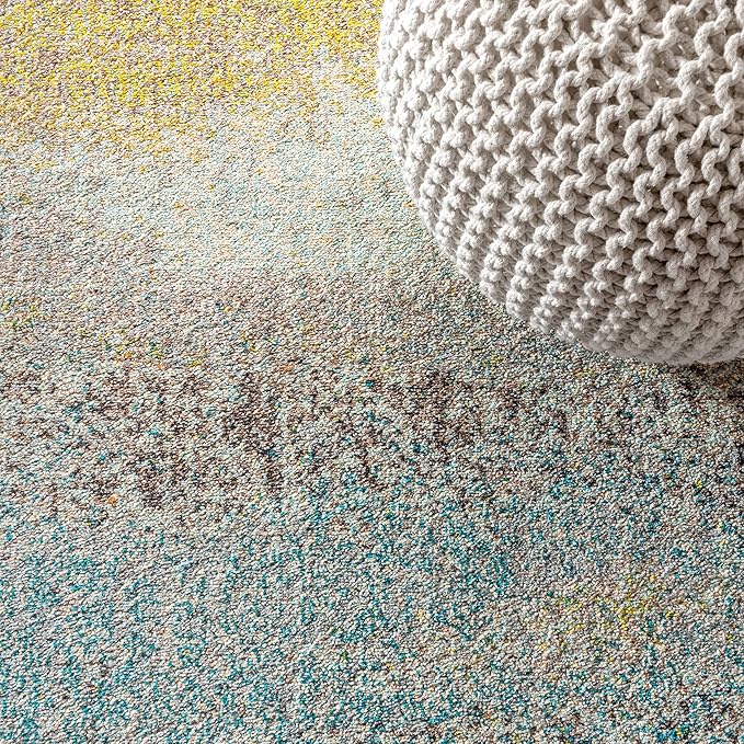 JONATHAN Y Modern Abstract Vintage Cream/Yellow Runner Rug, 2x8, Contemporary POP, Transitional, Easy-Cleaning for Living Room, Bedroom, Kitchen, Pet Friendly, Non-Shedding (CTP105A-28)