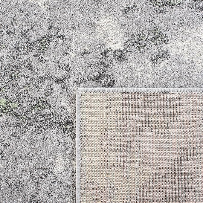 SAFAVIEH Adirondack Collection Accent Rug - 3' x 5', Green & Grey, Modern Abstract Design, Non-Shedding & Easy Care, Ideal for High Traffic Areas in Entryway, Living Room, Bedroom (ADR134F)